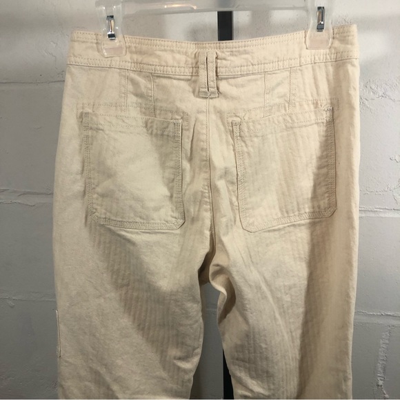 Anthropologie Painter Pants Size 27 Cream - Picture 4 of 7